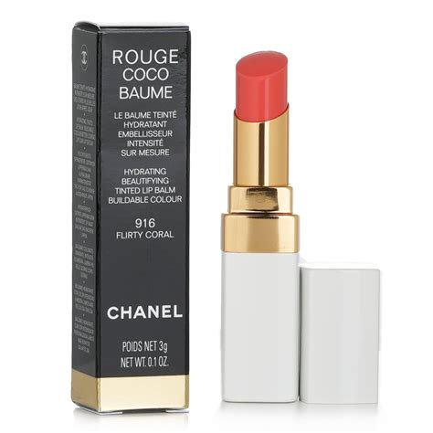 chanel lipstick 916|ROUGE COCO BAUME Hydrating Beautifying Tinted Lip Balm.